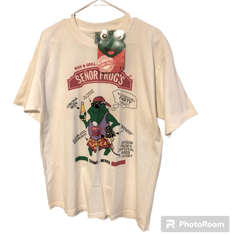 Vintage Señor Frogs Party Shirt